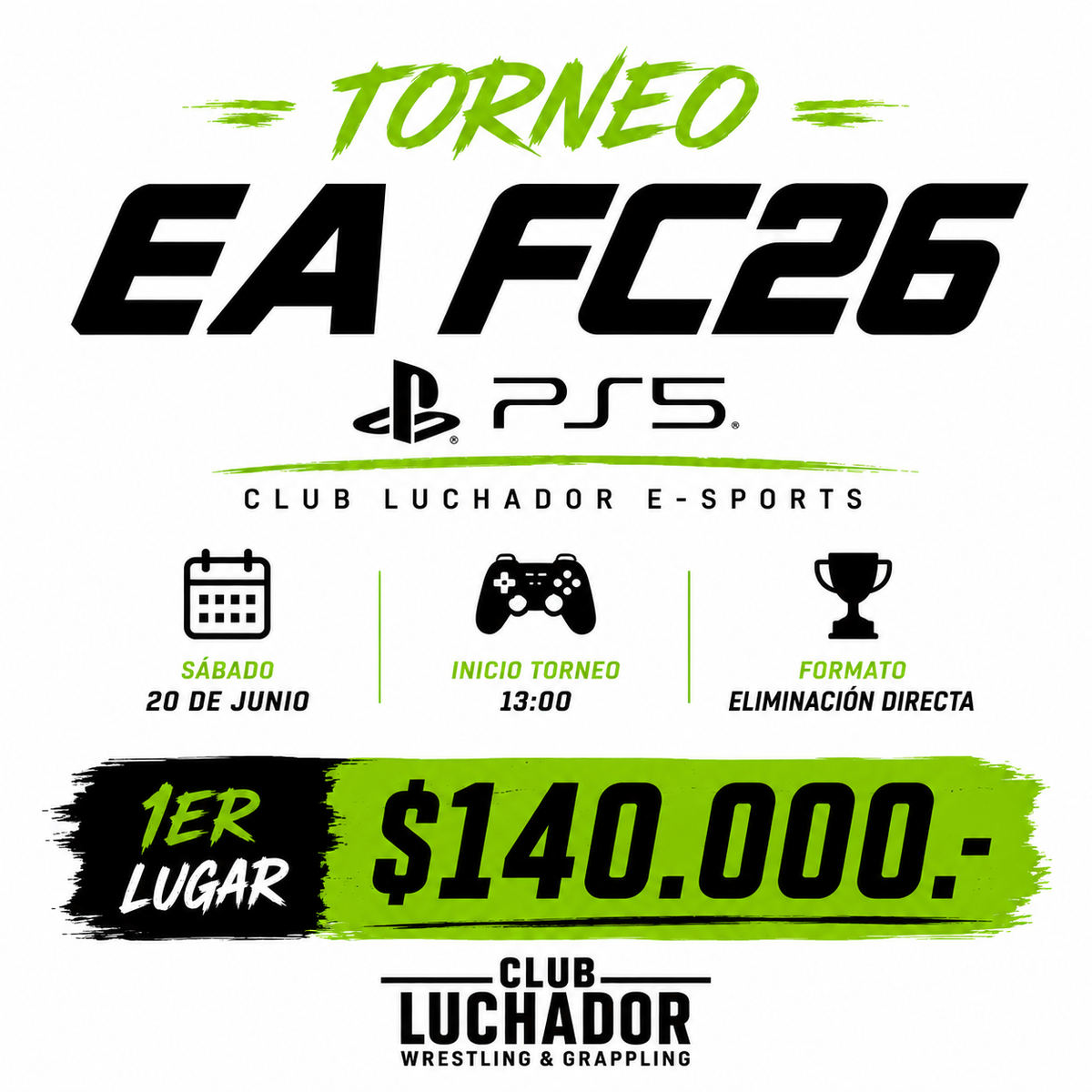 Torneo EA FC 26 PS5 | Club Luchador E-Sports