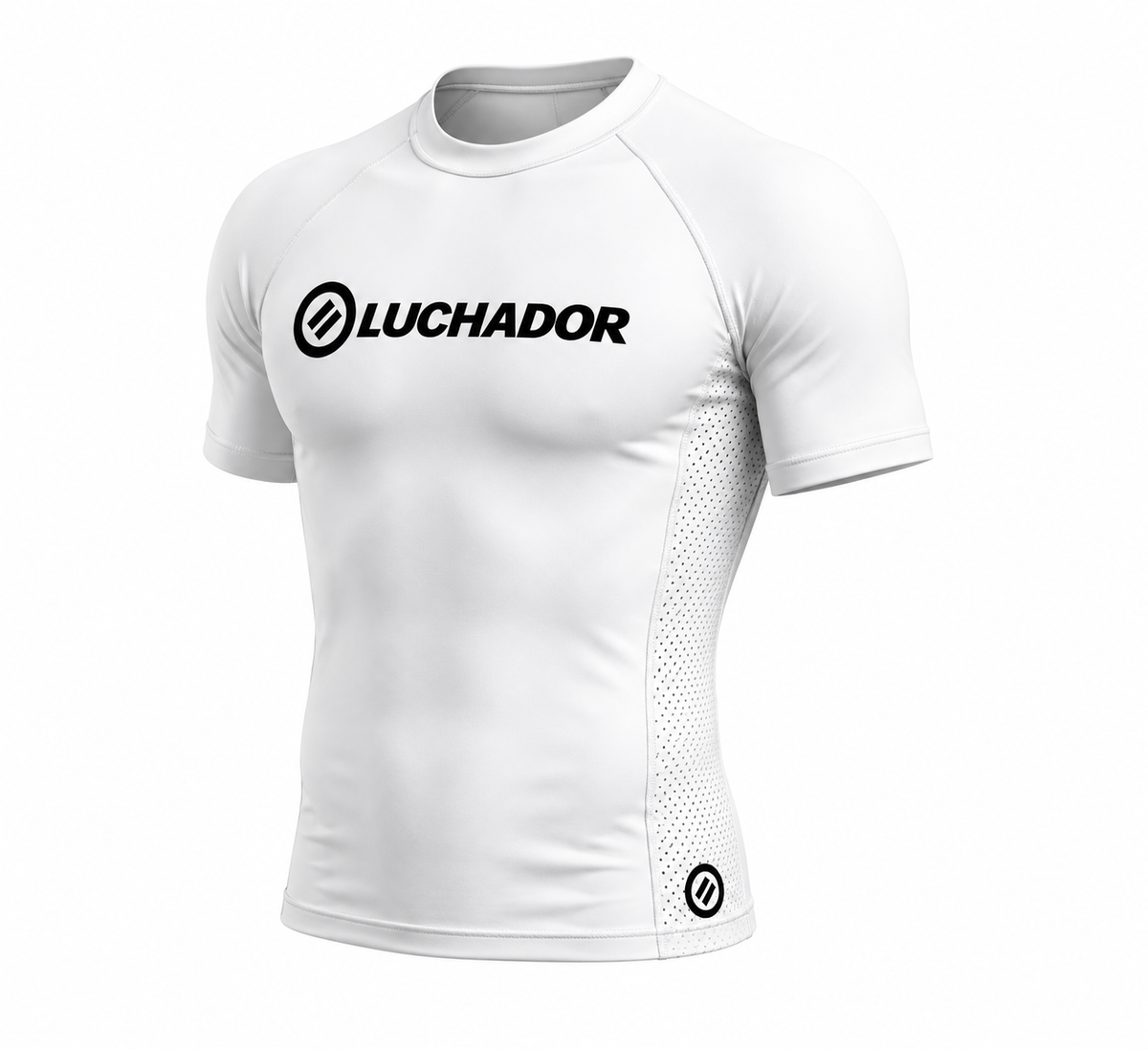 Rashguard BJJ Grappling Chile White & Black | Manga Larga StretchDry Max™ – LUCHADOR®